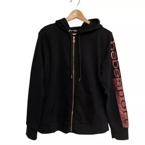 BEBE FRONT ZIP UP HOODIE BRAND NEW WITH TAGS